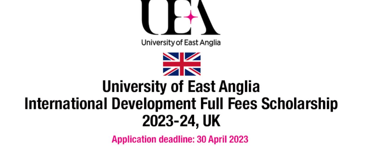 2023 University of East Anglia Global Voices Scholarship Program in UK